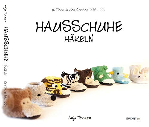 Haakpret Hausschuhe Häkeln - Tiermotive in Verschiedenen Größen - Crochet Kit für Alle Altersgruppen Haakpret Hausschuhe Häkeln - Tiermotive in Verschiedenen Größen - Crochet Kit für Alle Altersgruppen von Haakpret