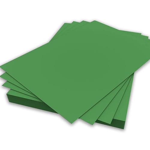 A5-Papier, hellgrün, 80 g/m², doppelseitiges Druckerpapier, Kopierer, Origami, Flyer, Zeichnen, Schule, Büro, Druck, 148 mm x 210 mm (A5, hellgrünes Papier, 80 g/m², 200 Blatt) von Habercrafts