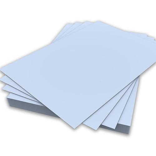 A5 hellblaues Papier, 80 g/m², doppelseitiges Druckerpapier, Kopierer, Origami, Flyer, Zeichnen, Schule, Büro, Druck, 148 mm x 210 mm (A5-Papier, 80 g/m², 200 Blatt) von Habercrafts