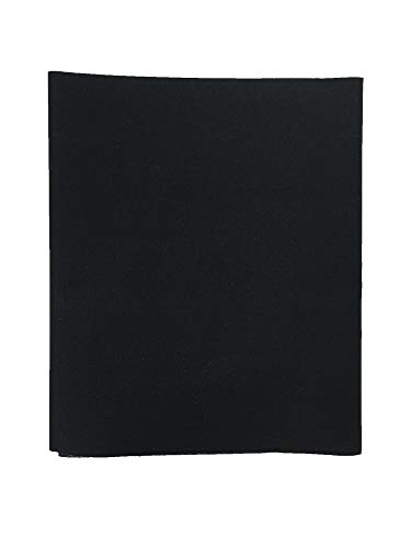 1 Flicken aus Stoff zum Aufbügeln, zur Reparatur von Hosen, 30 x 9 cm (1 SCHWARZ) von Haberdashery Online