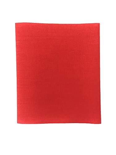 1 Flicken aus Stoff zum Aufbügeln, zur Reparatur von Hosen, 30 x 9 cm (46 ROT) von Haberdashery Online