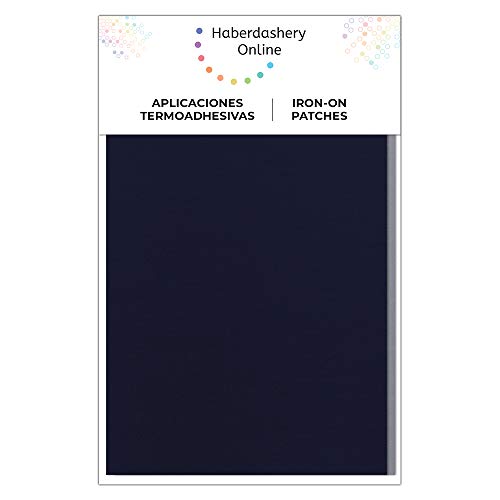 Haberdashery Online - 1 Bügelflicken Blau. Flicken zum Aufbügeln. Aufbügelflicken Bügelflicken für Kleidung. Flicken Reparatur Kit für Kleidung, Jeans, Jacken (30 x 9 cm) von Haberdashery Online