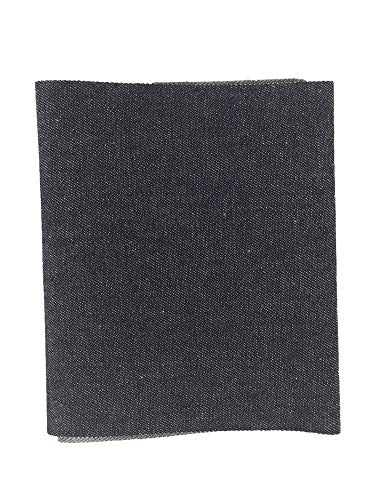 1 Patche zum Aufbügeln Denim Schwarz. Flicken zum Aufbügeln. Aufbügelflicken Bügelflicken für Kleidung. Flicken Reparatur Kit für Kleidung, Jeans, Jacken (30 x 9 cm) von Haberdashery Online