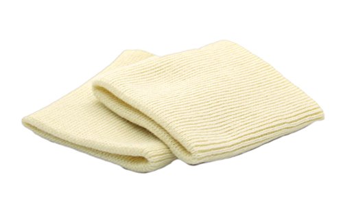 2 Elastische Bündchen für Kleidung - Ideal zum Nähen und Reparieren von Kleidungsstücken | Perfekt für Pullover, Hosen und Trainingsanzüge | 7,5 cm breit. (3. Elfenbein) von Haberdashery Online