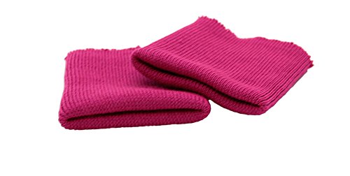 2 Elastische Bündchen für Kleidung - Ideal zum Nähen und Reparieren von Kleidungsstücken | Perfekt für Pullover, Hosen und Trainingsanzüge | 7,5 cm breit. (76. Fuchsie) von Haberdashery Online