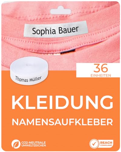36 personalisierte Namensetiketten Stoffetiketten, ideal für Ihre Kinder. Bügeletiketten zum Beschriften von Textilien Geeignet für Kindergärten, Schulen 36 personalisierte Namensetiketten Stoffetiketten, ideal für Ihre Kinder. Bügeletiketten zum Beschriften von Textilien Geeignet für Kindergärten, Schulen von Haberdashery Online