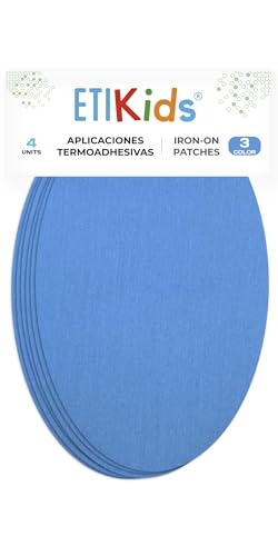 4 Thermoaufbügelbare Knie- und Ellbogenflicken – Bügelflicken 16 x 10 cm – Zum Reparieren & Verstärken von Hosen, Jacken, Pullovern & Hemden – Farbe: Himmelblau 4 Thermoaufbügelbare Knie- und Ellbogenflicken – Bügelflicken 16 x 10 cm – Zum Reparieren & Verstärken von Hosen, Jacken, Pullovern & Hemden – Farbe: Himmelblau von Haberdashery Online