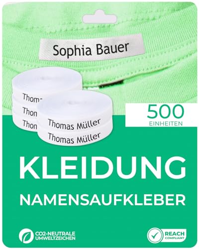 500 personalisierte Namensetiketten Stoffetiketten, ideal für Ihre Kinder. Bügeletiketten zum Beschriften von Textilien Geeignet für Kindergärten, Schulen 500 personalisierte Namensetiketten Stoffetiketten, ideal für Ihre Kinder. Bügeletiketten zum Beschriften von Textilien Geeignet für Kindergärten, Schulen von Haberdashery Online