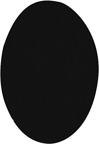 Elastische Knieschützer für Kleidung, farbe schwarz | Patches, um Kleidung zu reparieren. 6 Ellbogenschützer oder Knieschützer von 9 x 13 cm. von Haberdashery Online