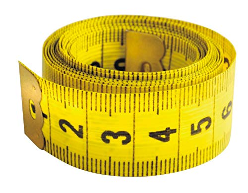 Gelbes Maßband. 150 x 2 cm. Flexible, weiche und flache Taille. - REF. 795 Gelbes Maßband. 150 x 2 cm. Flexible, weiche und flache Taille. - REF. 795 von Haberdashery Online