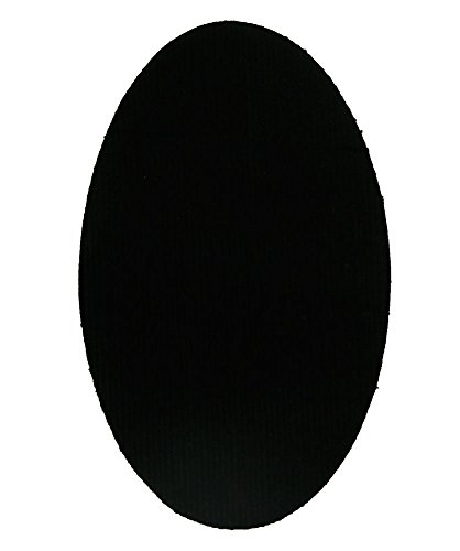 2 Patches zum aufbügeln farbe Schwarz. Cord Stoff Patch 16 x 10 cm. RN1 von Haberdashery Online