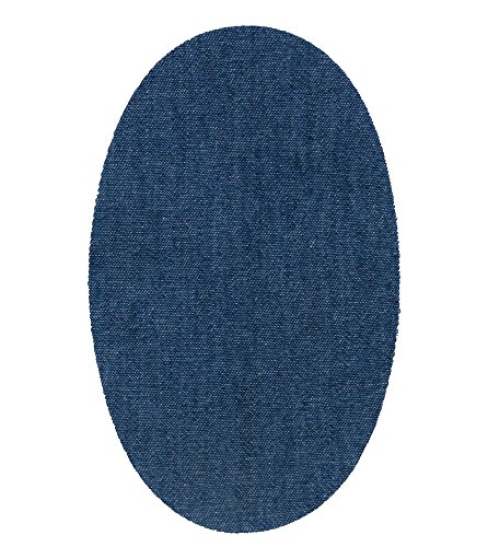 Haberdashery Online 6 Denim Flicken, Klebefläche. Flicken schützen Ihre Kleidung und Hose, Jacken, Pullover und Hemden. 16 x 10 cm. Ref. 21. Mittel texanisch von Haberdashery Online