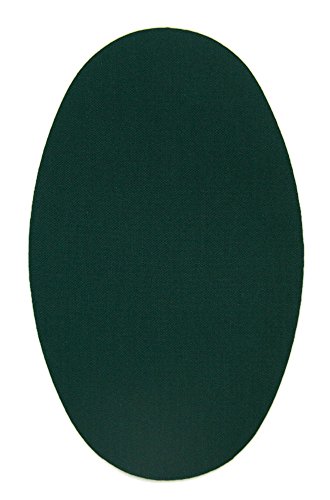 6 Patches zum aufbügeln farbe Dunkelgrün. Bügeleisen Reparatursatz 16 x 10 cm. RP36 von Haberdashery Online