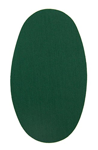 Haberdashery Online 6 Patches zum aufbügeln Farbe Jadegrün. Bügeleisen Reparatursatz 16 x 10 cm. RP35 von Haberdashery Online