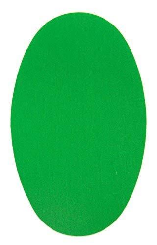 Haberdashery Online 6 Patches zum aufbügeln Farbe Smaragdgrün. Bügeleisen Reparatursatz 16 x 10 cm. RP34 von Haberdashery Online