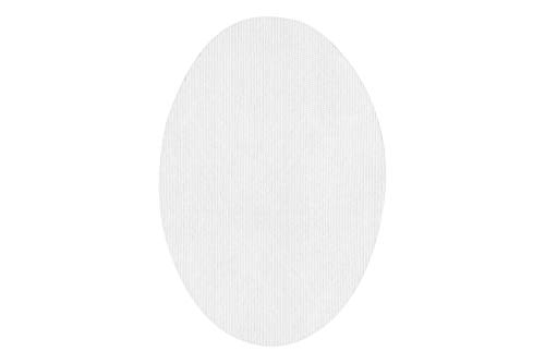 Haberdashery Online Elastische Knieschützer für Kleidung | Patches, um Kleidung zu reparieren. 6 Ellbogenschützer oder Knieschützer von 9 x 13 cm. Farbe: Weiß von Haberdashery Online