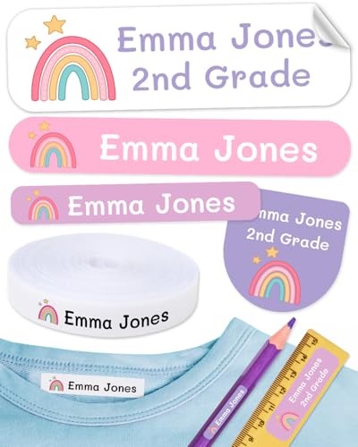 Namensaufkleber Kleidung, Personalisierbare Bügeletiketten, Kleidung Namensetiketten Thermo-Klebstoff. Etiketten für Eisen. Namensetiketten kinder, Etiketten Schule (155 Kleidung + Objekte (Farbe 15)) Namensaufkleber Kleidung, Personalisierbare Bügeletiketten, Kleidung Namensetiketten Thermo-Klebstoff. Etiketten für Eisen. Namensetiketten kinder, Etiketten Schule (155 Kleidung + Objekte (Farbe 15)) von Haberdashery Online