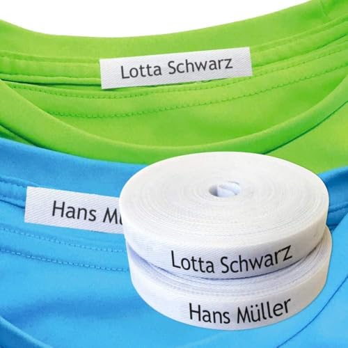 Namensaufkleber Kleidung, Personalisierbare Bügeletiketten, Kleidung Namensetiketten Thermo-Klebstoff. Etiketten für Eisen. Namensetiketten kinder, Etiketten Schule. (150 stück) von Haberdashery Online