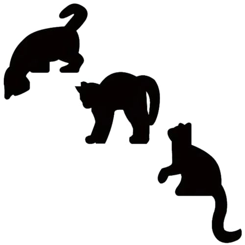 3 Stück Festliche Halloween-Dekorationen, Türecke Dekoration, Niedliche Schwarze Katze, aus Holz, Als Dekoration, Geeignet für Weihnachtsfeiern, Türrahmen-Dekoration, Möbel-Bilderrahmen, Hängeschilder 3 Stück Festliche Halloween-Dekorationen, Türecke Dekoration, Niedliche Schwarze Katze, aus Holz, Als Dekoration, Geeignet für Weihnachtsfeiern, Türrahmen-Dekoration, Möbel-Bilderrahmen, Hängeschilder von Hachera