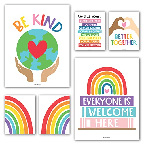 6 Regenbogen-Poster-Diversity-Poster für Klassenzimmer, Dekoration für Lehrer, Elementary – inklusive Klassenzimmer-Dekoration, Hochschule, Klassenzimmer, Poster, Diversität, Dekor für die Schule 6 Regenbogen-Poster-Diversity-Poster für Klassenzimmer, Dekoration für Lehrer, Elementary – inklusive Klassenzimmer-Dekoration, Hochschule, Klassenzimmer, Poster, Diversität, Dekor für die Schule von Hadley Designs