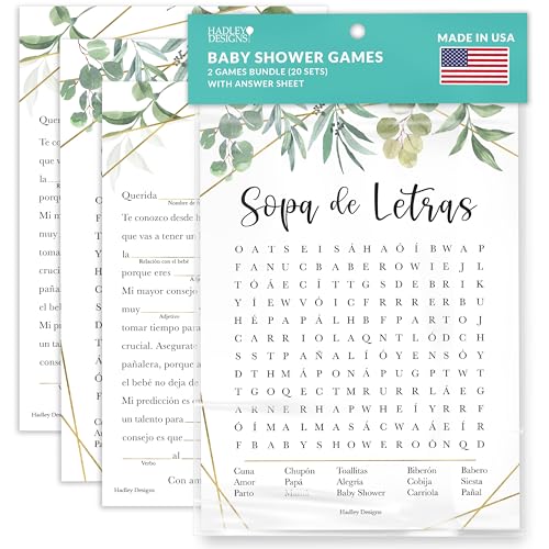 Hadley Designs 20 Greenery Juegos para Baby Shower En Española-Juegos De Baby Shower, Lustige Spiele auf Spanisch, Bingo Española, Quien Conoce Mas A Mama Hadley Designs 20 Greenery Juegos para Baby Shower En Española-Juegos De Baby Shower, Lustige Spiele auf Spanisch, Bingo Española, Quien Conoce Mas A Mama von Hadley Designs