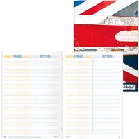 Häfft® Verlag Vokabelheft Schulstuff Union Jack liniert DIN A5 ohne Rand, 64 Blatt von Häfft® Verlag