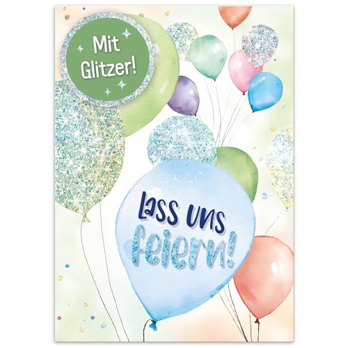 Häfft® Lernfreunde 12 x Einladungskarten Kindergeburtstag A6 Ballons Party-Einladungen für Kinder, Geburtstags-Einladungen - nachhaltig & klimafreundlich Häfft® Lernfreunde 12 x Einladungskarten Kindergeburtstag A6 Ballons Party-Einladungen für Kinder, Geburtstags-Einladungen - nachhaltig & klimafreundlich von Häfft