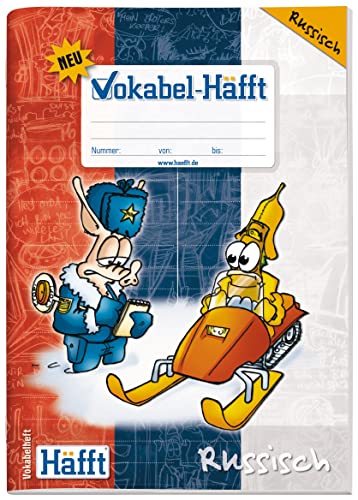 Häfft® Vokabelheft Russisch A5 mit 2 Spalten - inkl. Infos zur Kultur, Grammatik und Landkarte von Häfft