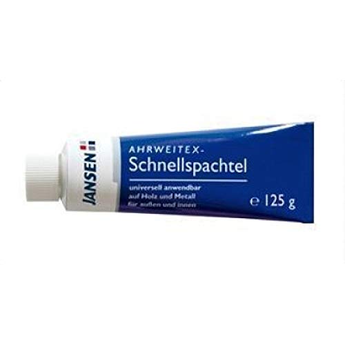 JANSEN Ahrweitex Schnellspachtel 125g Kunstoff-Spachtel Holz Metall Lackspachtel von Hafeehoo