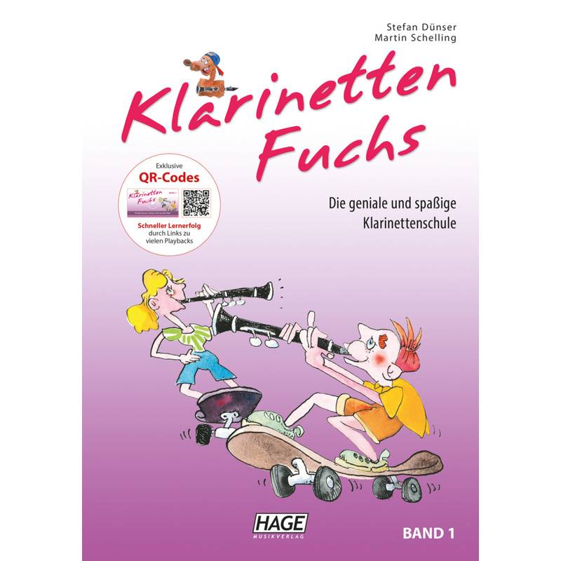 Klarinetten Fuchs Band 1 - Stefan Dünser, Martin Schelling, Kartoniert (TB) von Hage Musikverlag