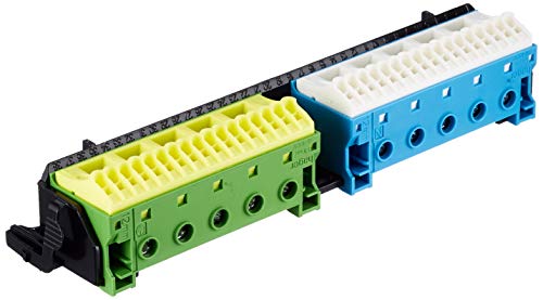 PE/N-Klemme m.Träger 2x22 Quick-Connect FZ383 3250612770021 Hager von Hager