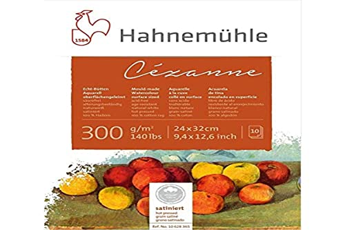 Aquarellblock Cézanne" satiniert, 300g/m², 24x32cm, 10Blatt" Aquarellblock Cézanne" satiniert, 300g/m², 24x32cm, 10Blatt" von Hahnemühle
