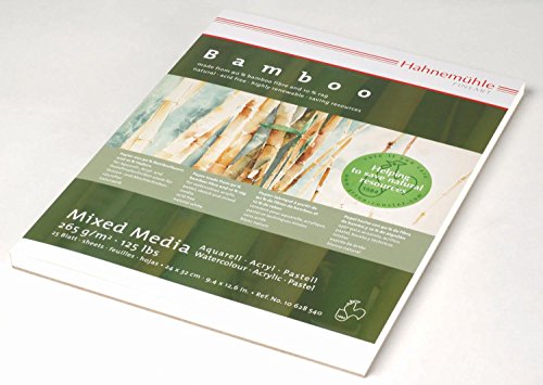 Hahnemühle Bamboo-Mixed-Media Bogen 265g/m², 50x65cm, 10 Bögen Hahnemühle Bamboo-Mixed-Media Bogen 265g/m², 50x65cm, 10 Bögen von Hahnemühle