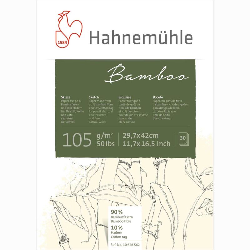 Bamboo Skizze 105g/m² 30 Blatt Bamboo Skizze 105g/m² 30 Blatt von Hahnemühle