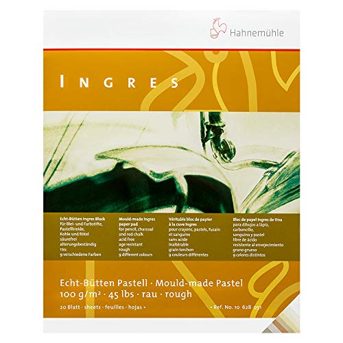 Echt-Bütten Ingrespapier 100g 30x40 20 Blatt 9 Farbtöne Echt-Bütten Ingrespapier 100g 30x40 20 Blatt 9 Farbtöne von Hahnemühle