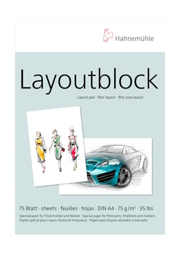 Hahnemühle 10625040 Layout Block A4 75g von Hahnemühle