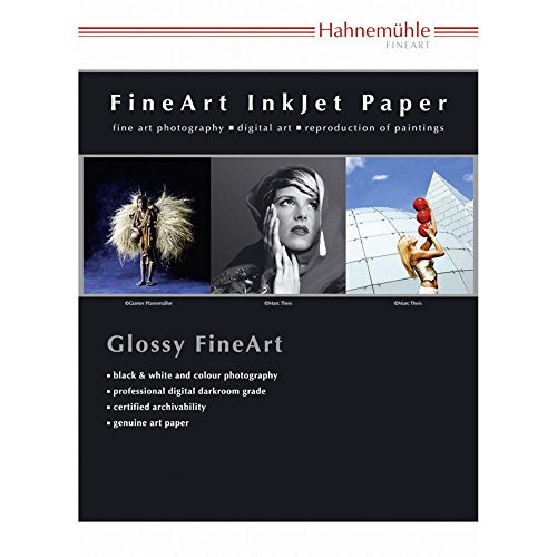 Hahnemühle 10641653 Digital FineArt Pearl Papier, 285 g/m², DIN A3+, 329 x 483 mm, hellweiß von Hahnemühle