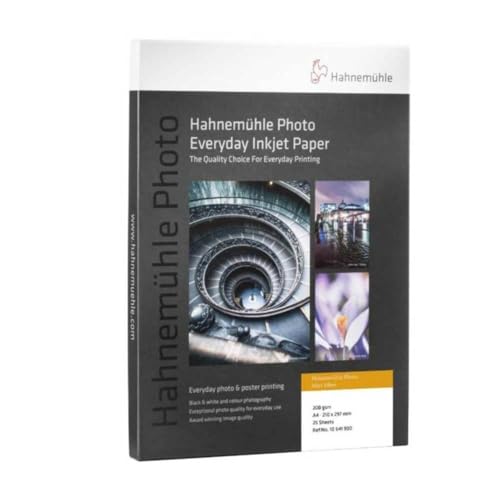 Hahnemühle Photo Matt Fibre, 200 g/m², DIN A4, 210x297 mm, warmweiß, Fotopapier, 25 Blatt von Hahnemühle