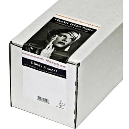 Hahnemühle 10643475 Digital FineArt Baryta Papier, 325 g/m², 24 Zoll Rolle, 610 mm x 12 m, hellweiß von Hahnemühle