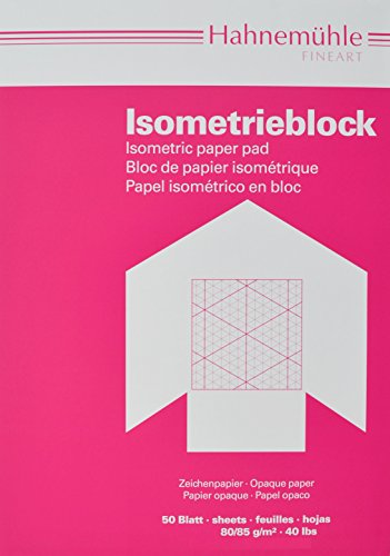 Hahnemühle 10662762 Isometrieblock A3 raut von Hahnemühle