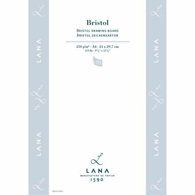 Bristolkarton 250g/m² A4 20 Blatt von Hahnemühle
