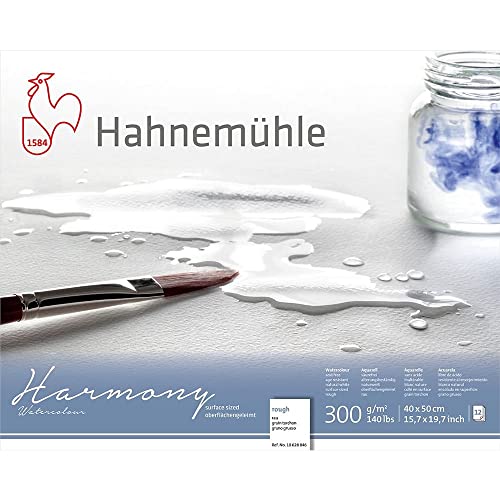 Hahnemühle Harmony Watercolour, rau, 40 x 50cm, 300g/m², naturweiß, 12 Blatt Hahnemühle Harmony Watercolour, rau, 40 x 50cm, 300g/m², naturweiß, 12 Blatt von Hahnemühle