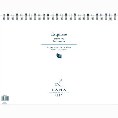 Hahnemühle Lana Esquisse Skizzenblock 96g/m² A3 120 Blatt von Hahnemhle Fineart