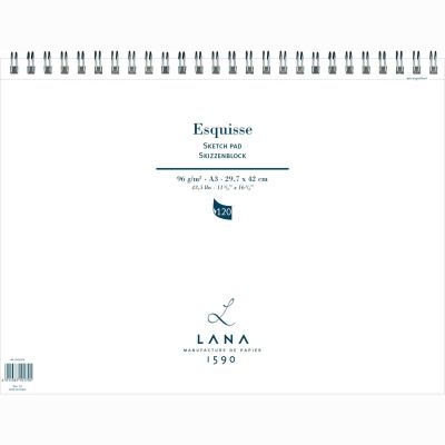Hahnemühle Lana Esquisse Skizzenblock 96g/m² A3 120 Blatt Hahnemühle Lana Esquisse Skizzenblock 96g/m² A3 120 Blatt von Hahnemhle Fineart