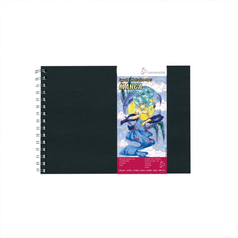 Manga Layout & Illustrationsbuch spiralisiert 80g/m² Manga Layout & Illustrationsbuch spiralisiert 80g/m² von Hahnemühle