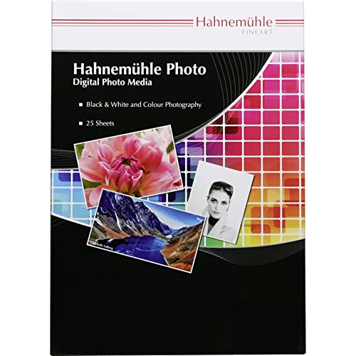 Hahnemühle Photo Glossy Papier, 260 g/m², DIN A4, 210 x 297 mm, hellweiß, Fotopapier von Hahnemühle