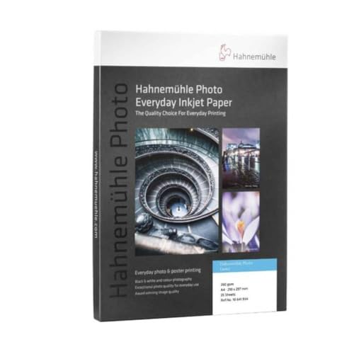 Hahnemühle 10641930 Photo Luster Papier, 260 g/m², DIN A4, 210 x 297 mm, hellweiß von Hahnemühle