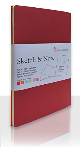 Hahnemühle Sketch & Note, Red Bundle, DIN A6, 125g/m², 20 Blatt von Hahnemühle
