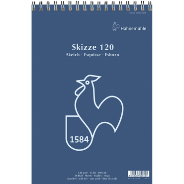 Hahnemühle Skizzenblock - A4 120 g/qm 50 Blatt von Hahnemühle
