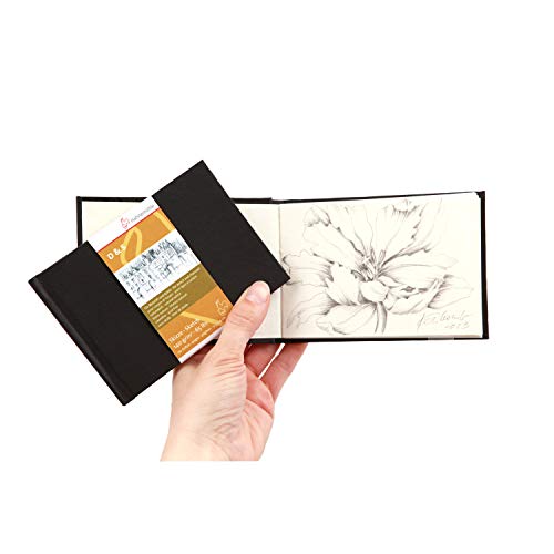 Hahnemühle Skizzenbuch D&S, rot, DIN A4 Querformat,140g/m², 80 Blatt von Hahnemühle